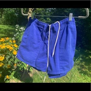 Retro Rec Short - Blue with Drawstring